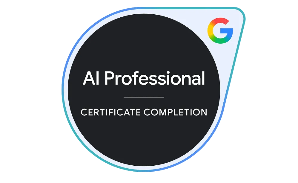 Google AI Professional Badge